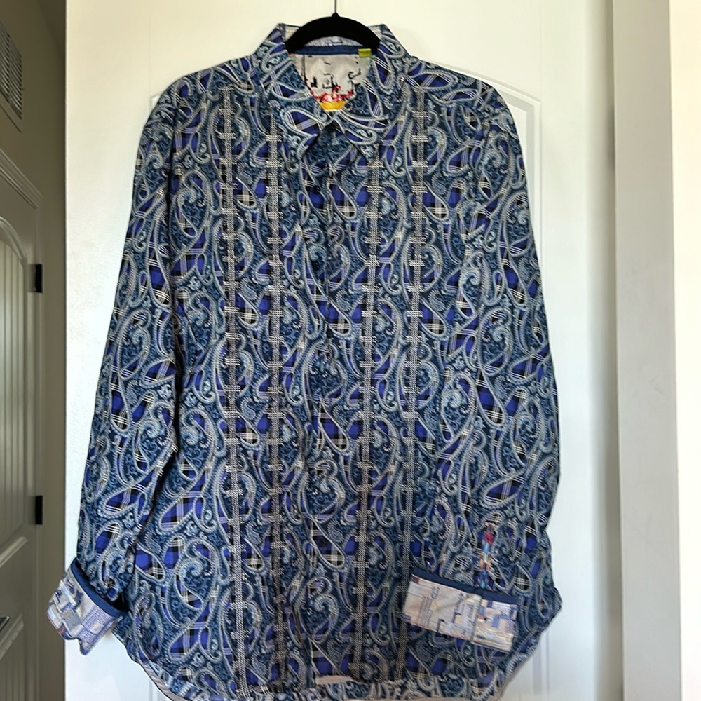 Robert Graham long sleeve shirt, 3X.